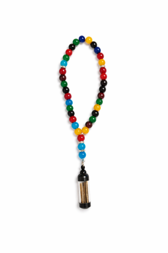 Colored Vietnamese oud prayer beads