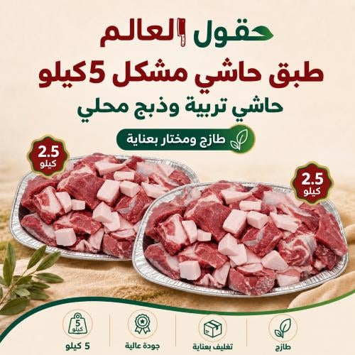 طبق حاشي مشكل 5كيلو