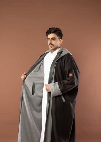 فروة رجالي تنلبس وجهين - ملابس شتوية