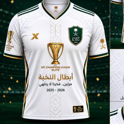 تيشيرت الأهلي السعودي – أبطال النخبة الآسيوية 2025...