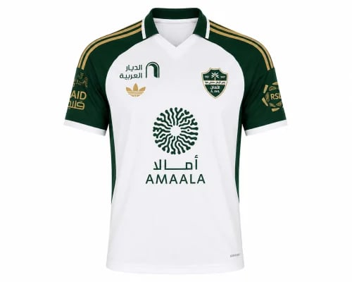 تيشيرت الأهلي السعودي الأبيض الجديد 2026-2027