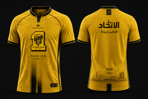 تيشيرت الاتحاد السعودي – تصميم خاص 2027 | إصدار ال...