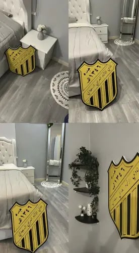 لوحه بشعار نادي الاتحاد- متجر التميز
