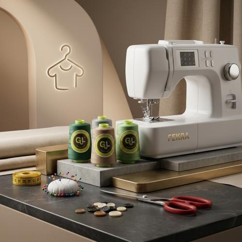 خيط خياطة GL - طول 3000 ياردة GL Sewing Thread - 3...