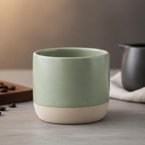 Green ceramic mug (220 ml)– custom design