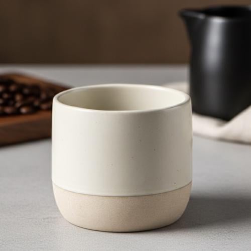Beige ceramic mug (220 ml) – custom design