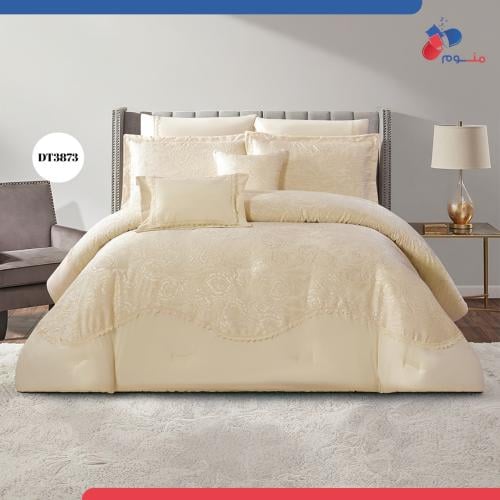 مفرش دونتيلا جاكار 8 قطع DT3873