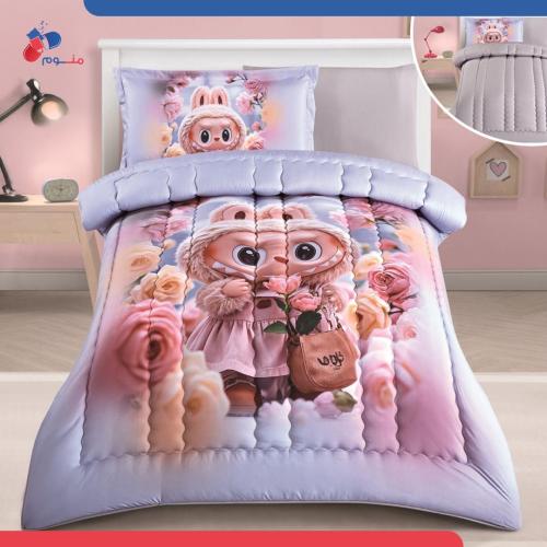 مفرش ميكروفايبر بارد عالي الجودة 4 قطع