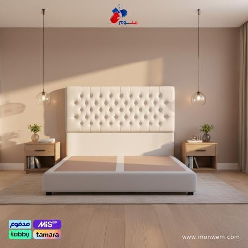 سرير موديل رقم 15- متوفر بعدة مقاسات والوان