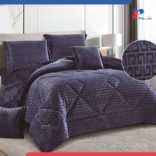 مفرش شتوي وجهين فرو ومخمل (Gv - 001)