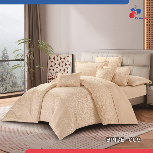 مفرش برايد عرايسي شانيل فاخر (BRIDE -009) نفرين