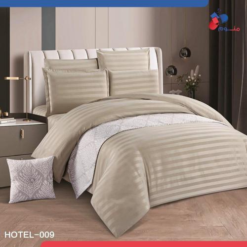 مفرش هوتيل (009) فندقي فاخر نفرين سكري كريمي دافئ...