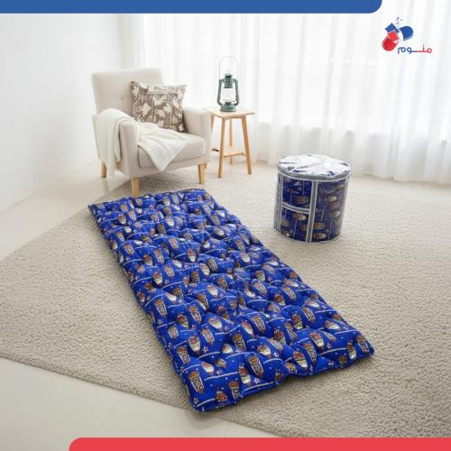 بكج الضيوف والرحلات بنقشة رمضانية - لون ازرق