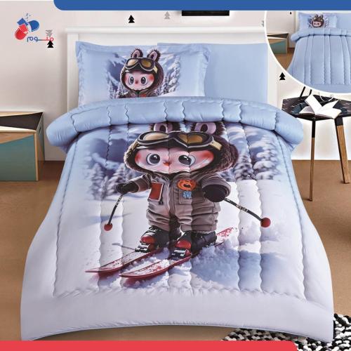 مفرش ميكروفايبر بارد عالي الجودة 4 قطع