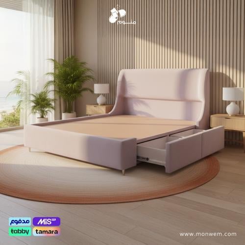 سرير موديل رقم 26 - متوفر بعدة مقاسات والوان