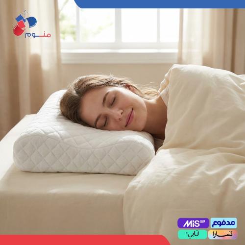 مخدة ميموري فوم بسطح مموج/نقشة ماساج