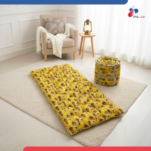 بكج الضيوف والرحلات بنقشة رمضانية - لون اصفر