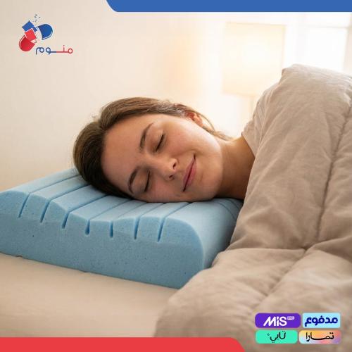 مخدة ميموري فوم بشكل هندسي للمرونة والتهوية