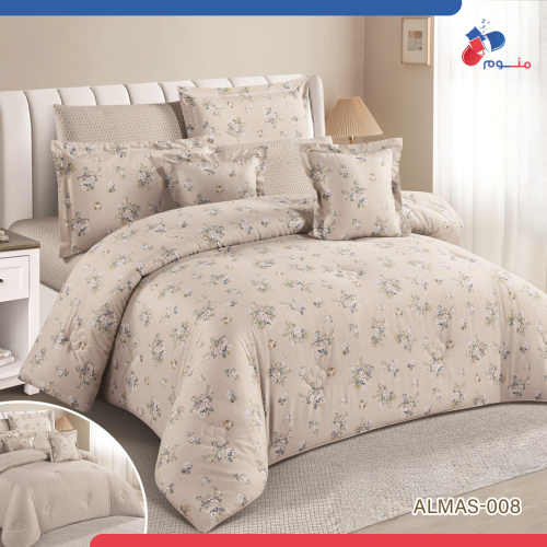 مفرش الماس وجهين (008) قطن 100%