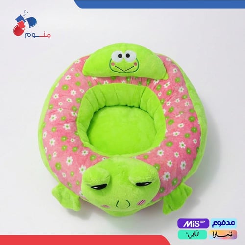 كرسي أطفال قماش قطيفة بتصميم كرتوني لطيف مع دمية م...