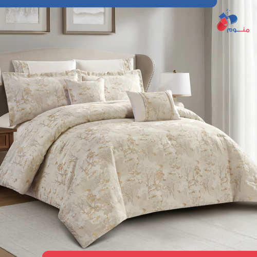 مفرش دونتيلا جاكار من 8 قطع DT3867