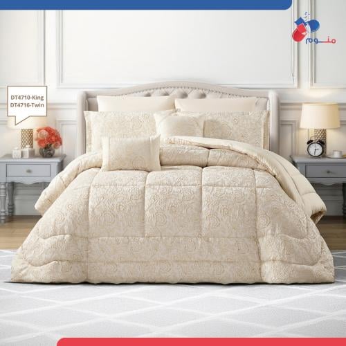 مفرش دونتيلا جاكار 8 قطع DT4710