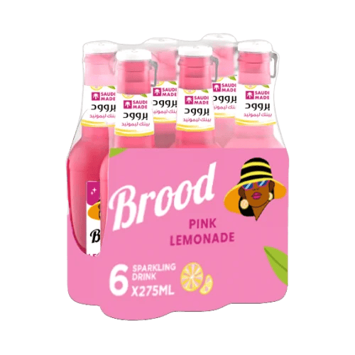 Brood 275ml x 6 PINK LEMONADE