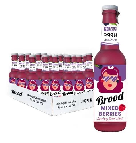 Brood 275ml x 24 Mixed Berries