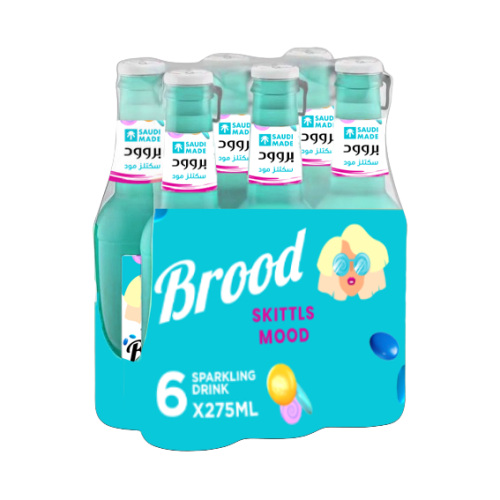 Brood 275ml x 6 skittles Mood
