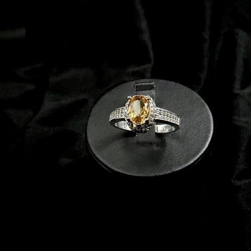 You will see natural decorated with zircon..silver 925..size (US 8.5)