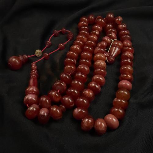 Two-tone leather invoice, Zori strap... MK Egypt turning... (63) bead... bead size (11.5*9.5)... + "cover and see the spare"