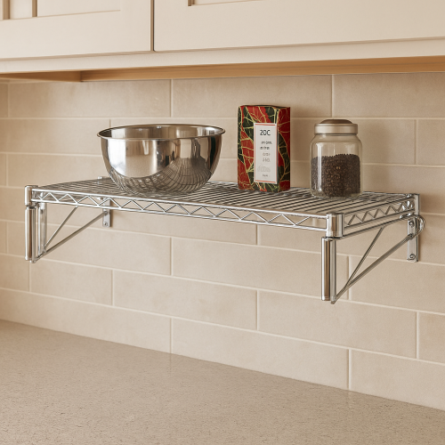 رف جداري كروم