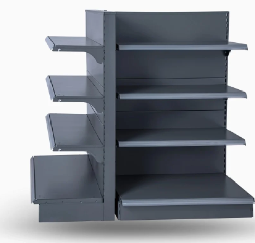 رفوف سوبرماركت جندول رصاصي