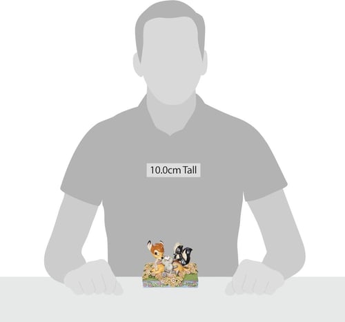 مجسم بامبي وأصدقائه في الزهور