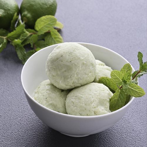 جيلاتو الليمون بالنعناع