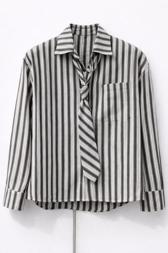 Shirt with tie-13808