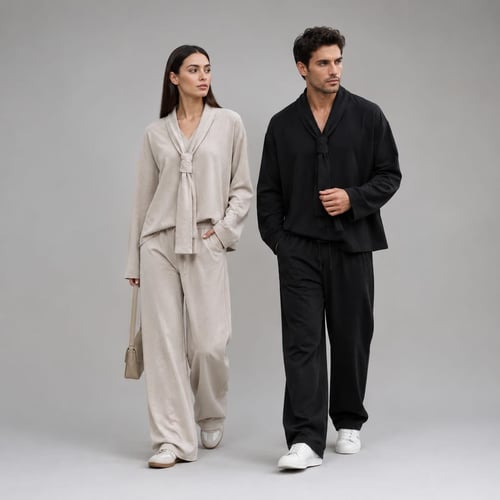 Unisex linen set-