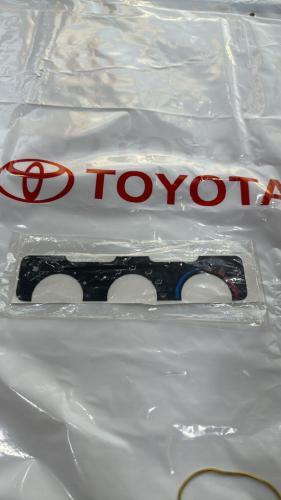 Air conditioner control panel sticker for Land Cru...