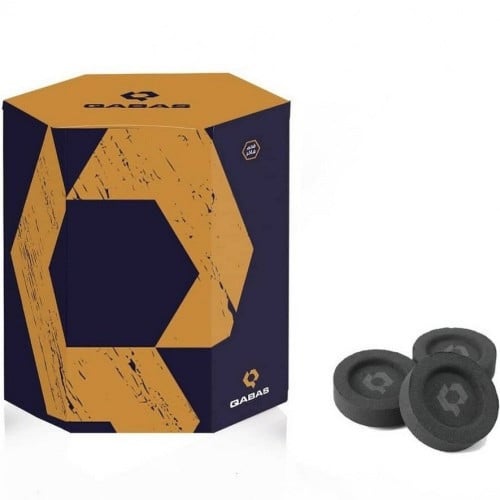 charcoal plug 40 medium size 40 mm discs