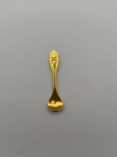 ملعقة اسبريسو صغيرة ذهبي