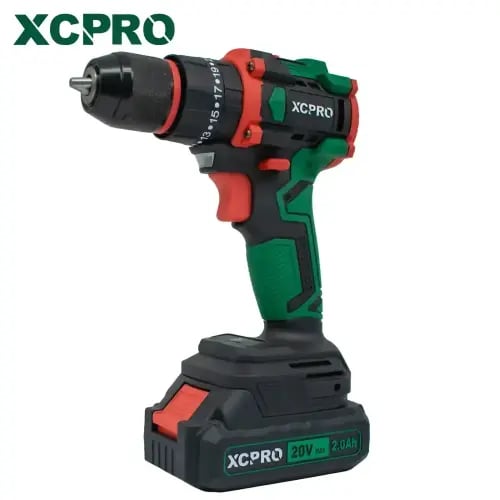 دريل 10 مم برشلس بطارتين2 امبير 20 فولت Cordless i...