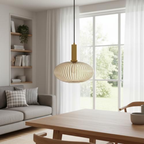 علاقي مفرد زجاج ذهبي C- 8552/1