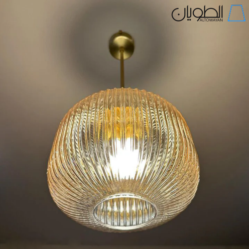 ثريا زجاجية – إضاءة راقية بلمسة دافئة