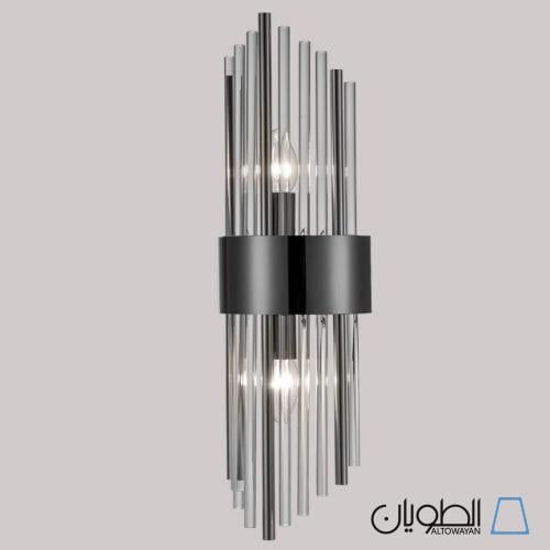 Modern LED wall lamp with adjustable lighting – elegant black design
