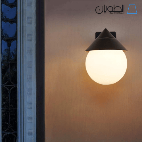 مصباح حائط خارجي تصميم عصري مقاوم للماء
