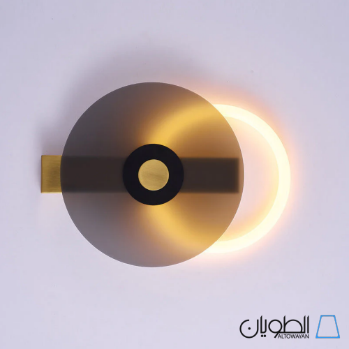 مصباح حائط هندسي بإضاءة LED – تصميم عصري بلمسات فا...
