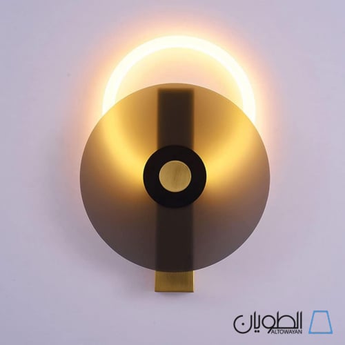 مصباح حائط هندسي بإضاءة LED – تصميم عصري بلمسات فا...