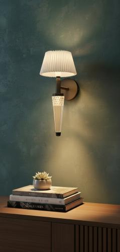 ابليك LED مفرد اسود 66145/1W-BK