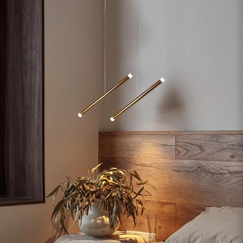 علاقي اسطواني مفرد ذهبي