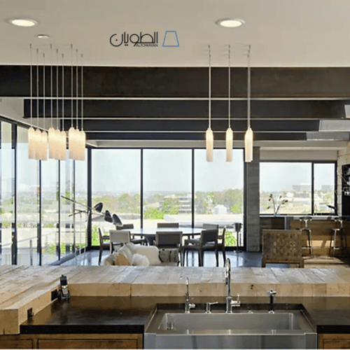 ثريا زجاجية بتصميم إسكندنافي عصري – لمسة راقية لإض...